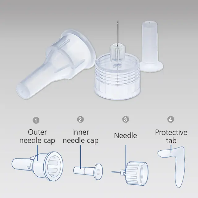 Agujas hipodérmicas para lapicera Medt Fine 32 G x 4 mm 600 unidades