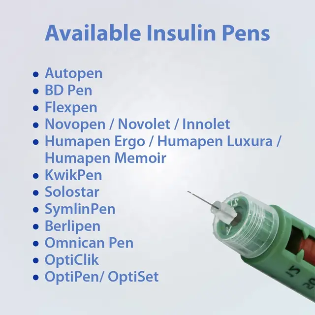 Agujas hipodérmicas para lapicera Medt Fine 32 G x 4 mm 600 unidades