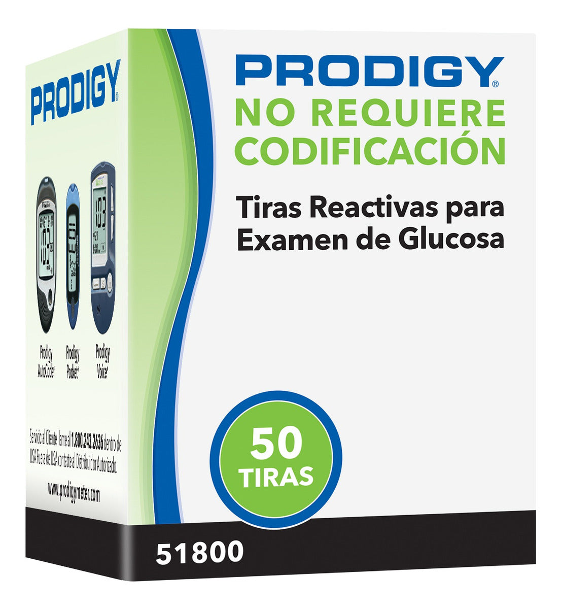 50 Tiras Reactivas Prodigy