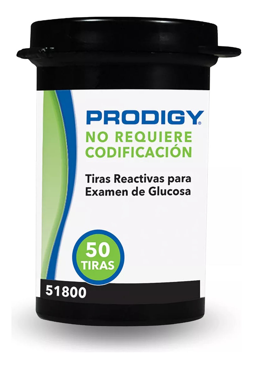 50 Tiras Reactivas Prodigy