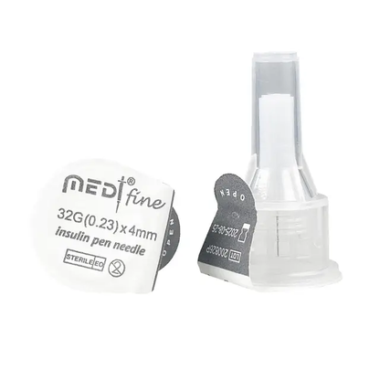 Agujas hipodérmicas para lapicera Medt Fine 32 G x 4 mm 100 unidades