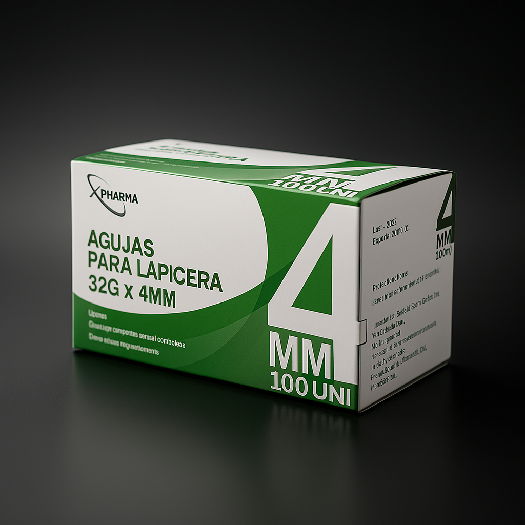 Agujas Para Lapicera de Insulina X-PHARMA 100 unidades