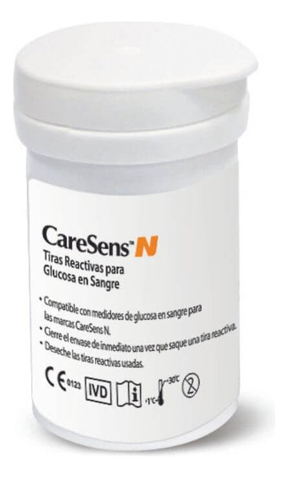 Caresens N Tiras Reactivas Para Glucómetro 50 Unid