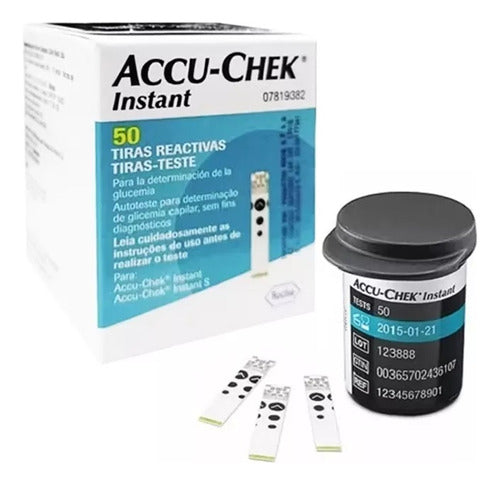 Accu-chek Instant Tiras Reactivas 50 Unidades