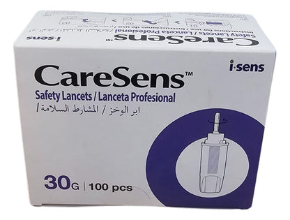 Lanceta De Seguridad Caresens Safety Lancet 100 Unidades