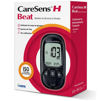 Glucómetro Caresens H Beat Incluye Lancetero Y Pilas