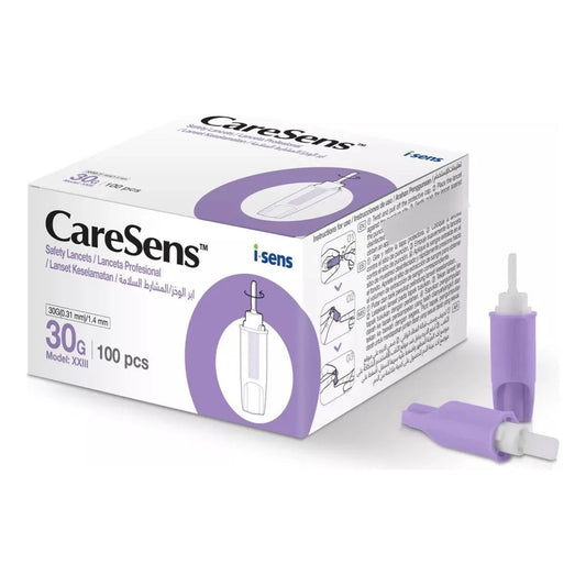 Lanceta De Seguridad Caresens Safety Lancet 100 Unidades