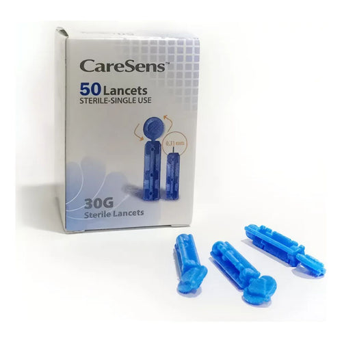 Lancetas Estériles Caresens 50u Para Medir Glicemia
