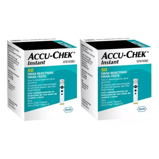 Accu-chek Instant Kit De Tiras Reactivas 100 Unidades