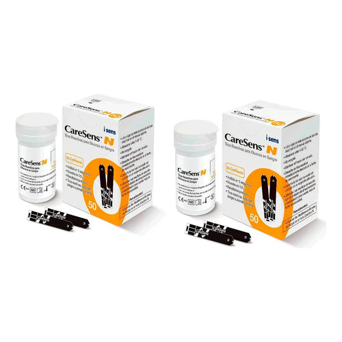 Caresens N 100 Tiras Reactivas Medición Glucosa
