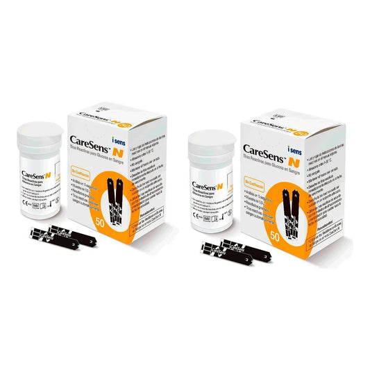 Caresens N 100 Tiras Reactivas Medición Glucosa